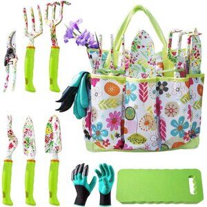 Garden Tool Set,Cute Gardening Gifts for Women,Birthday Gifts for Mom,Heavy Duty